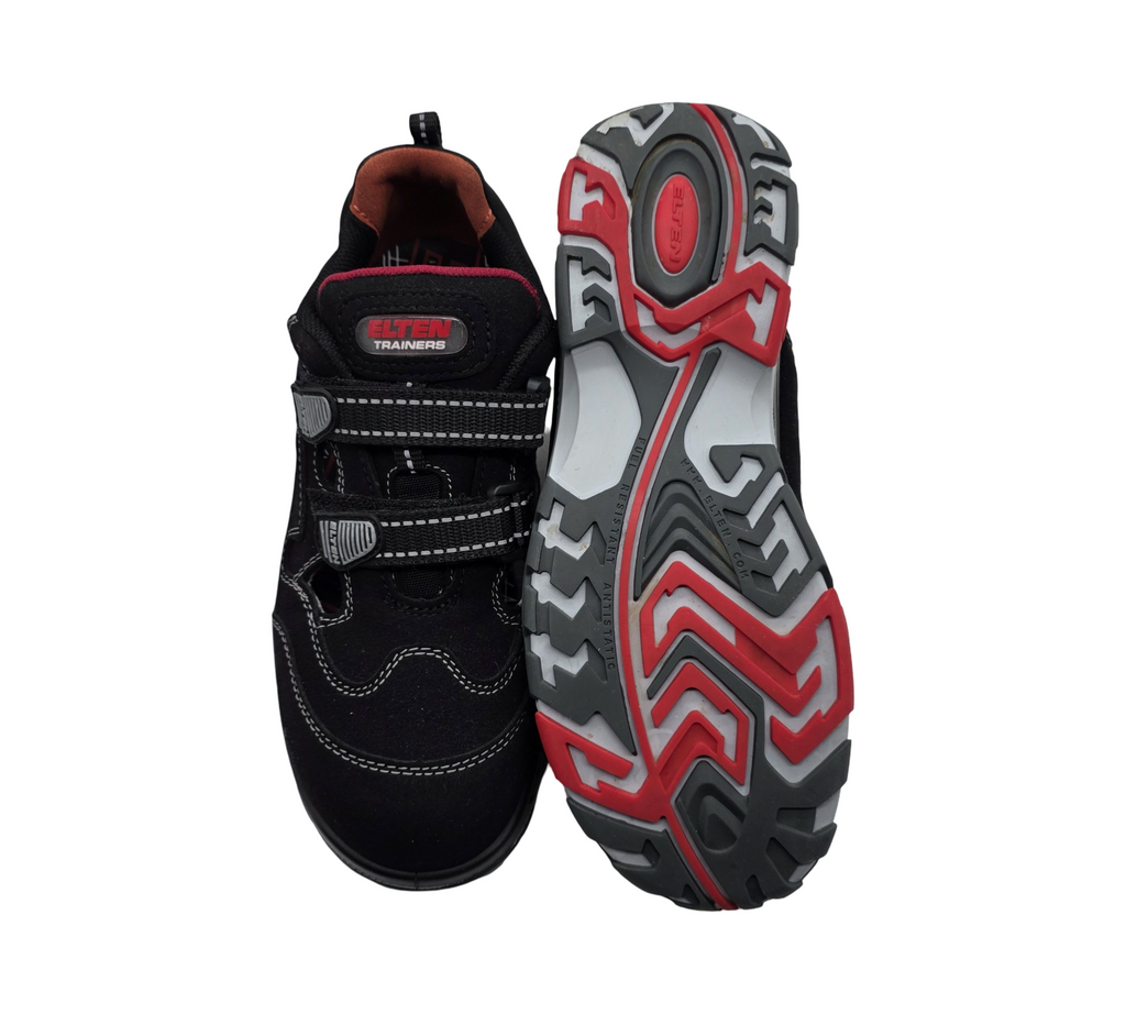 ELTEN SCOTT ESD S1P Sicherheitsschuhe Unisex Kunststoffkappe Gr. 40 Schwarz