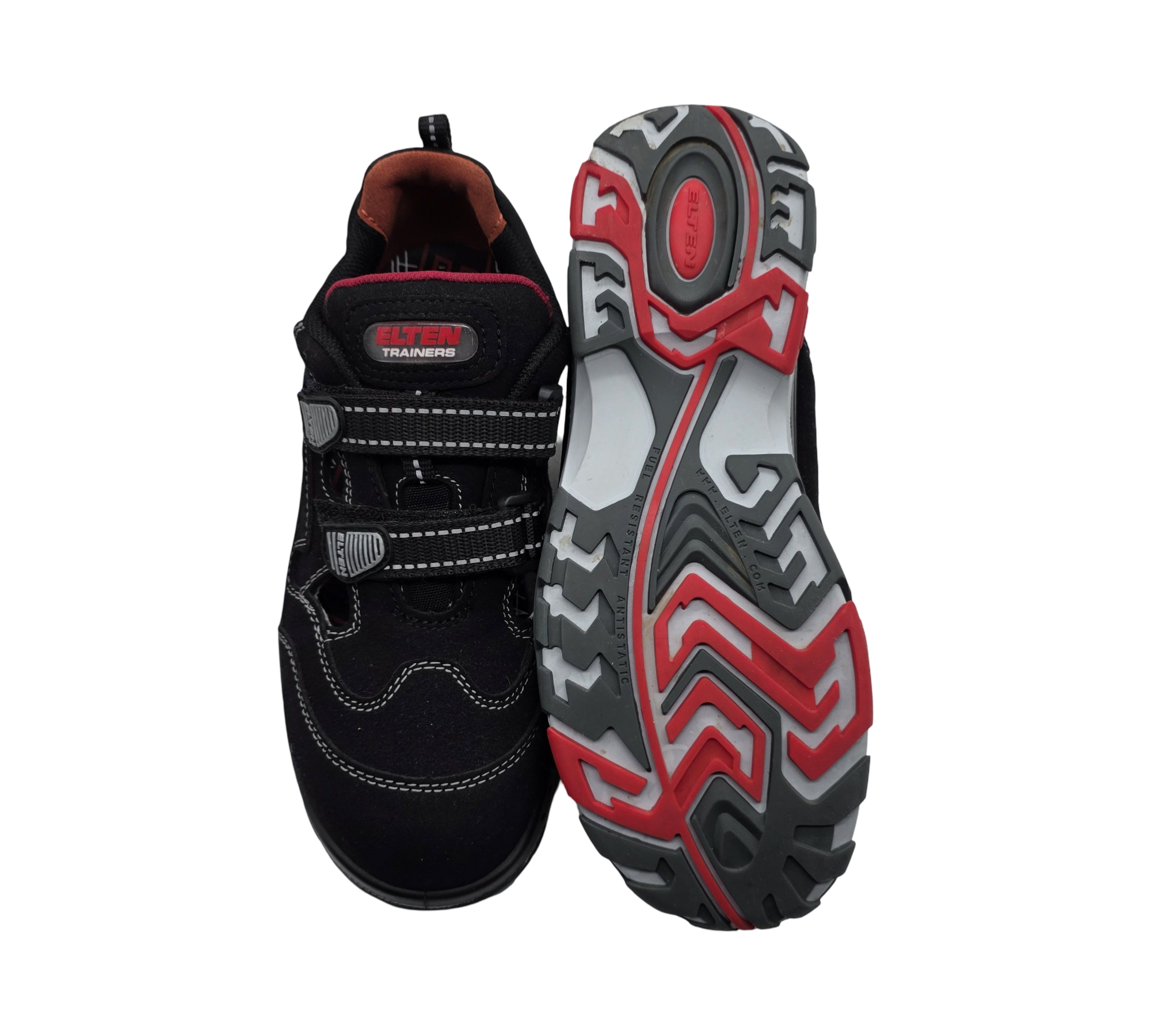 ELTEN SCOTT ESD S1P Sicherheitsschuhe Unisex Kunststoffkappe Gr. 40 Schwarz
