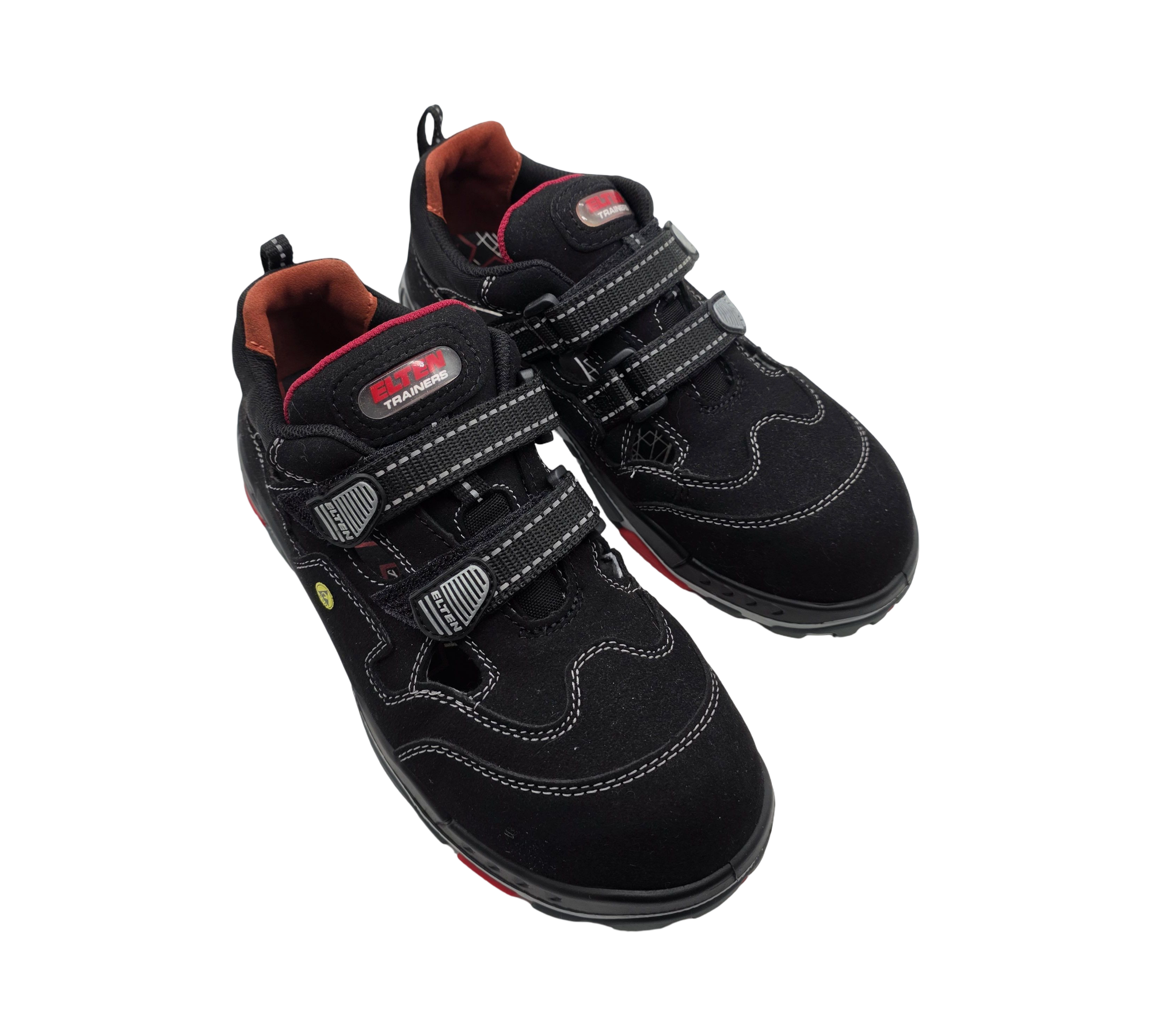 ELTEN SCOTT ESD S1P Sicherheitsschuhe Unisex Kunststoffkappe Gr. 40 Schwarz