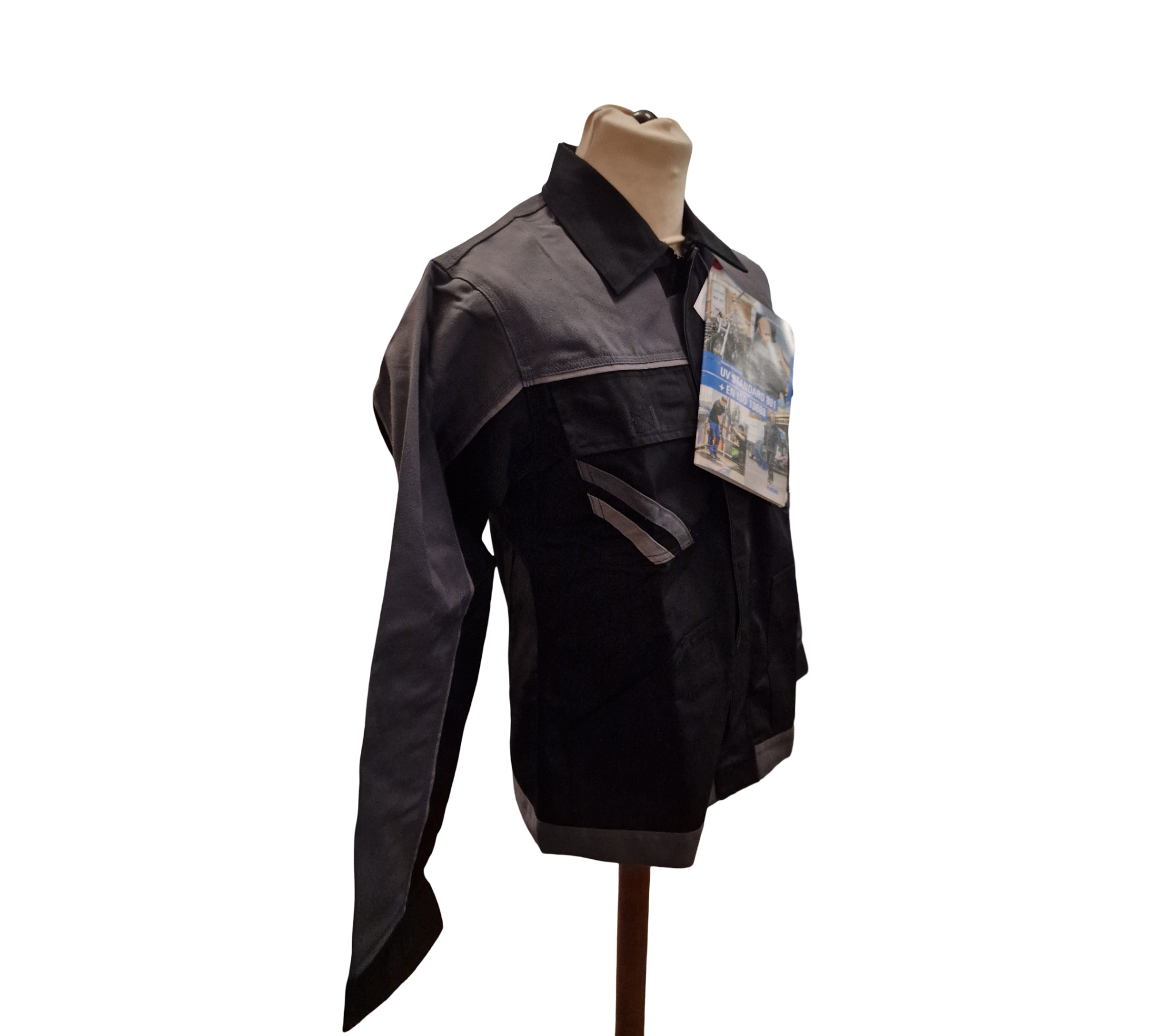 Planam 2717 Highline Damen Arbeitsjacke Bundjacke Größe 40 Schwarz Grau