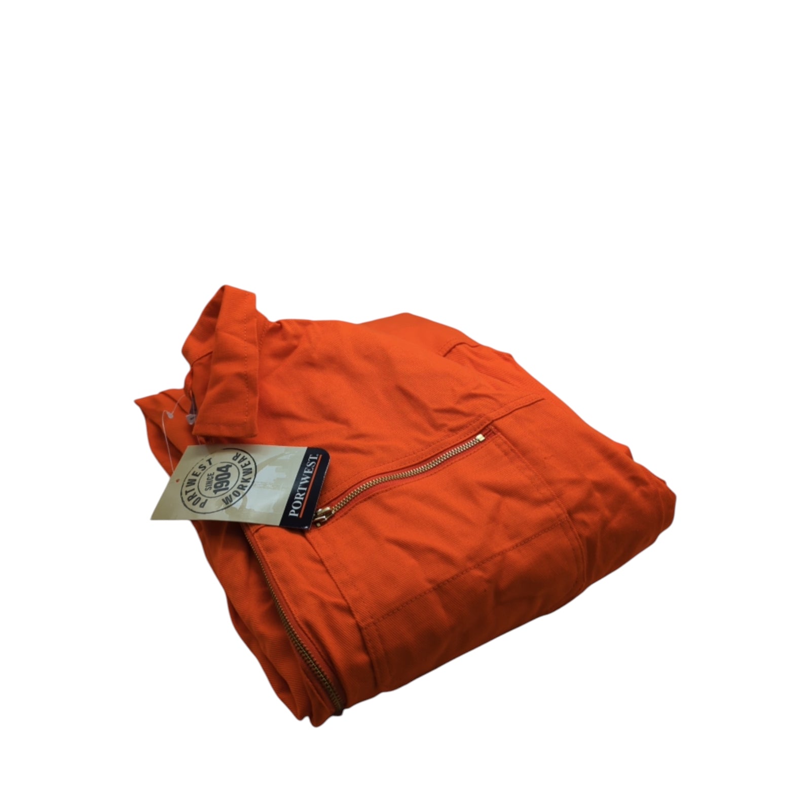Portwest C811ORRXXL Coverall Full Body Suit Cotton Size XXL Orange
