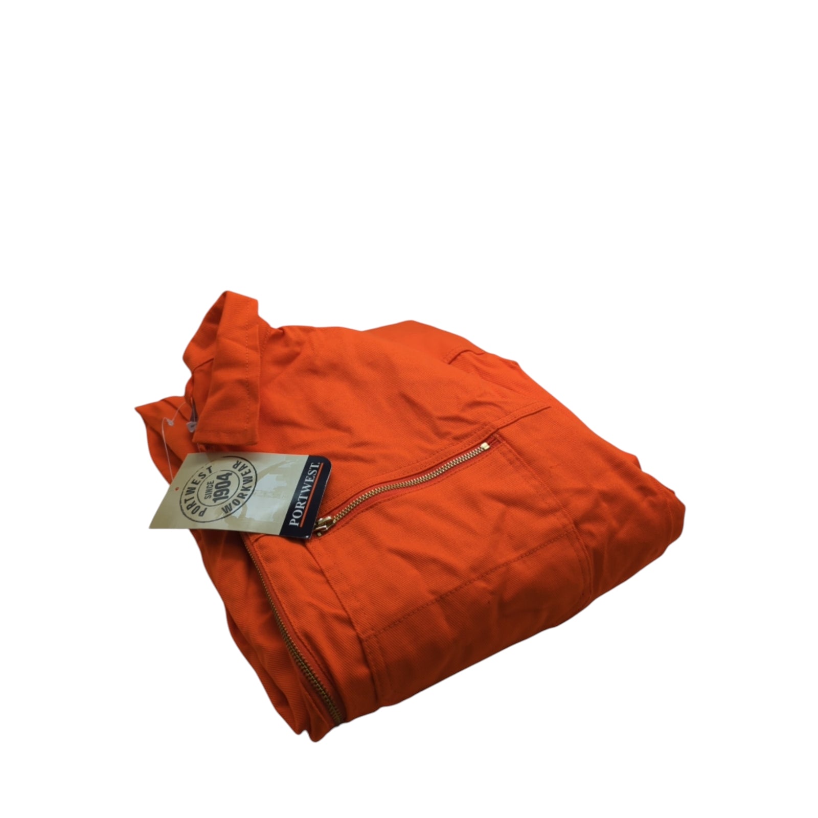 Portwest C811ORRXXL Coverall Full Body Suit Cotton Size XXL Orange