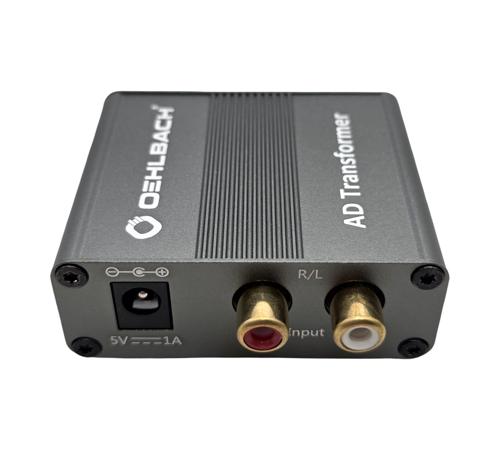 OEHLBACH AD Transformer Signalwandler RCA Cinch auf SPDIF Toslink Vollmetall