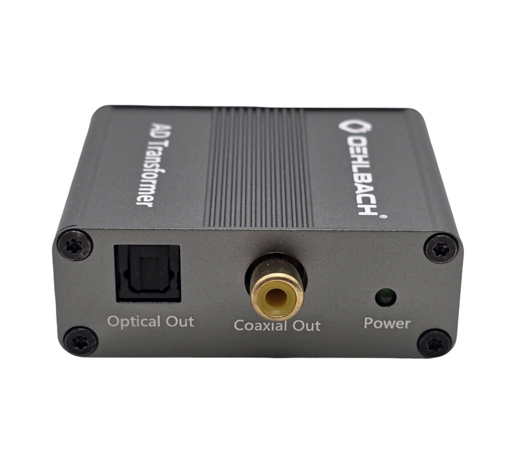 OEHLBACH AD Transformer Signalwandler RCA Cinch auf SPDIF Toslink Vollmetall