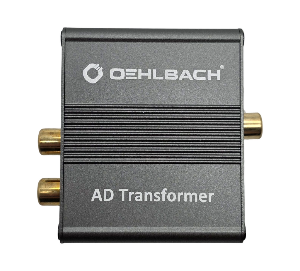 OEHLBACH AD Transformer Signalwandler RCA Cinch auf SPDIF Toslink Vollmetall