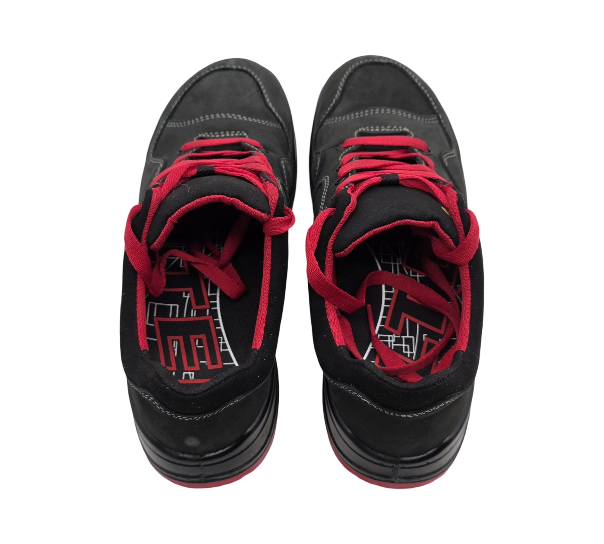 ELTEN MAVERICK Black-Red Low Arbeitsschuhe Leder ESD S3 Größe 44 Schwarz