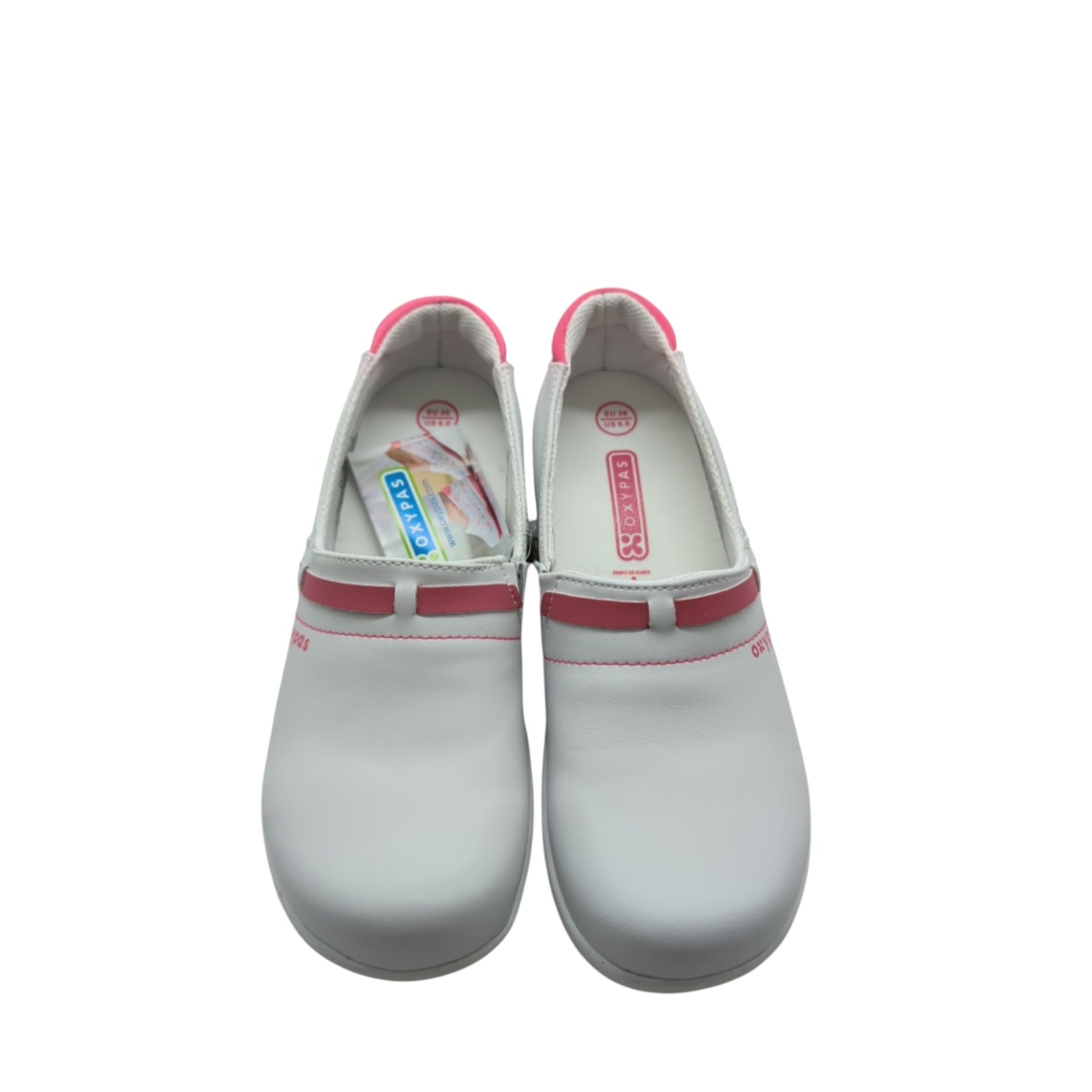 Oxypas Lucia Damen Sicherheitsschuhe Berufsschuhe Größe 39 Weiß/Fuchsia