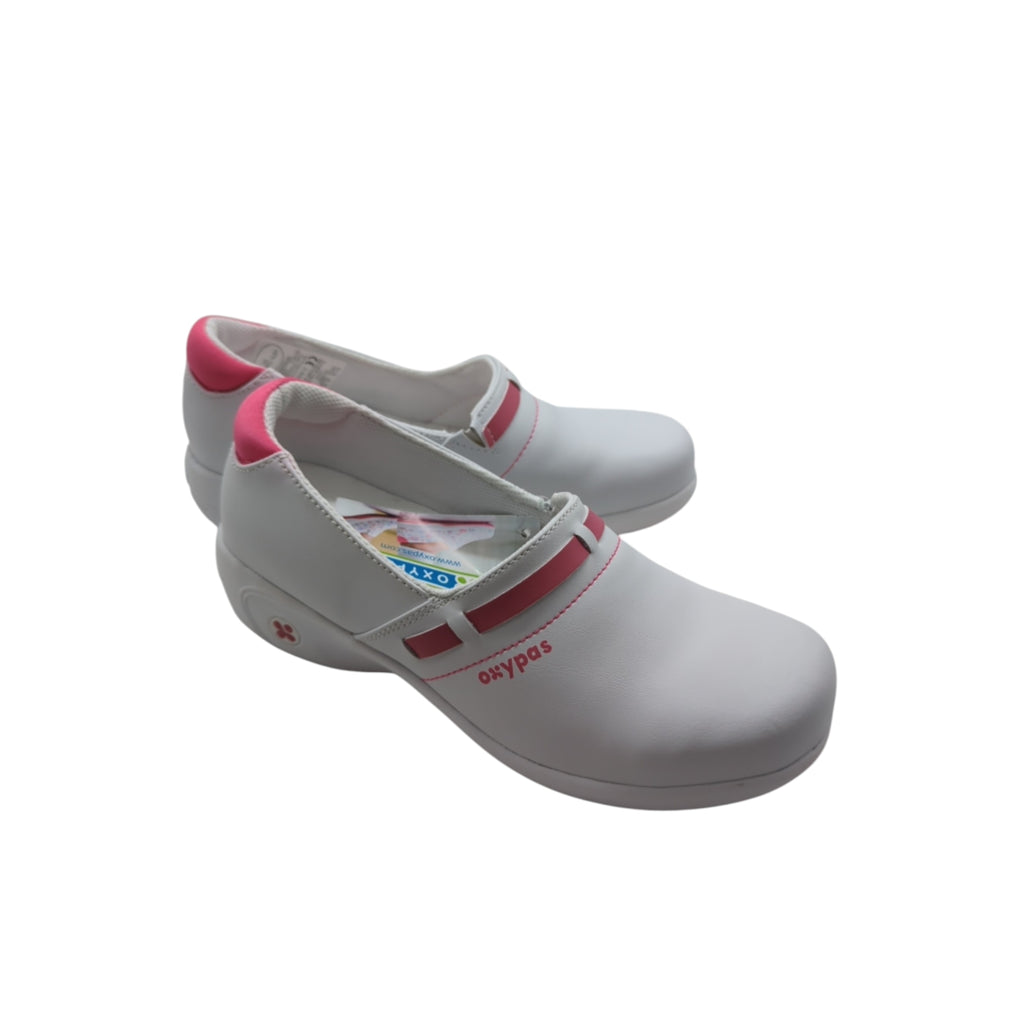 Oxypas Lucia Damen Sicherheitsschuhe Berufsschuhe Größe 39 Weiß/Fuchsia