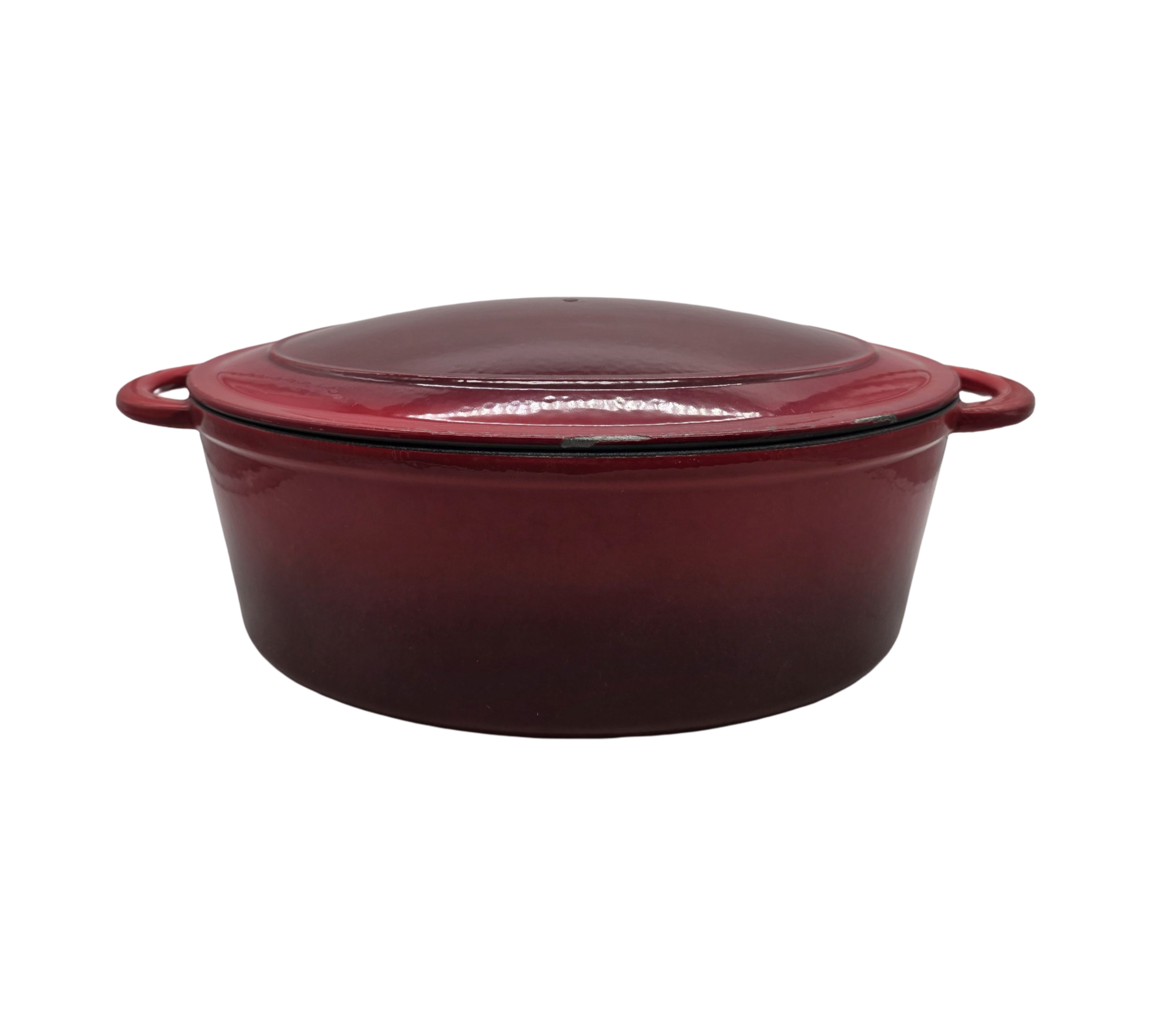 Sitram Gusseisen-Schmortopf 710839 Bräter Cocotte Rouge/Crème 33 cm