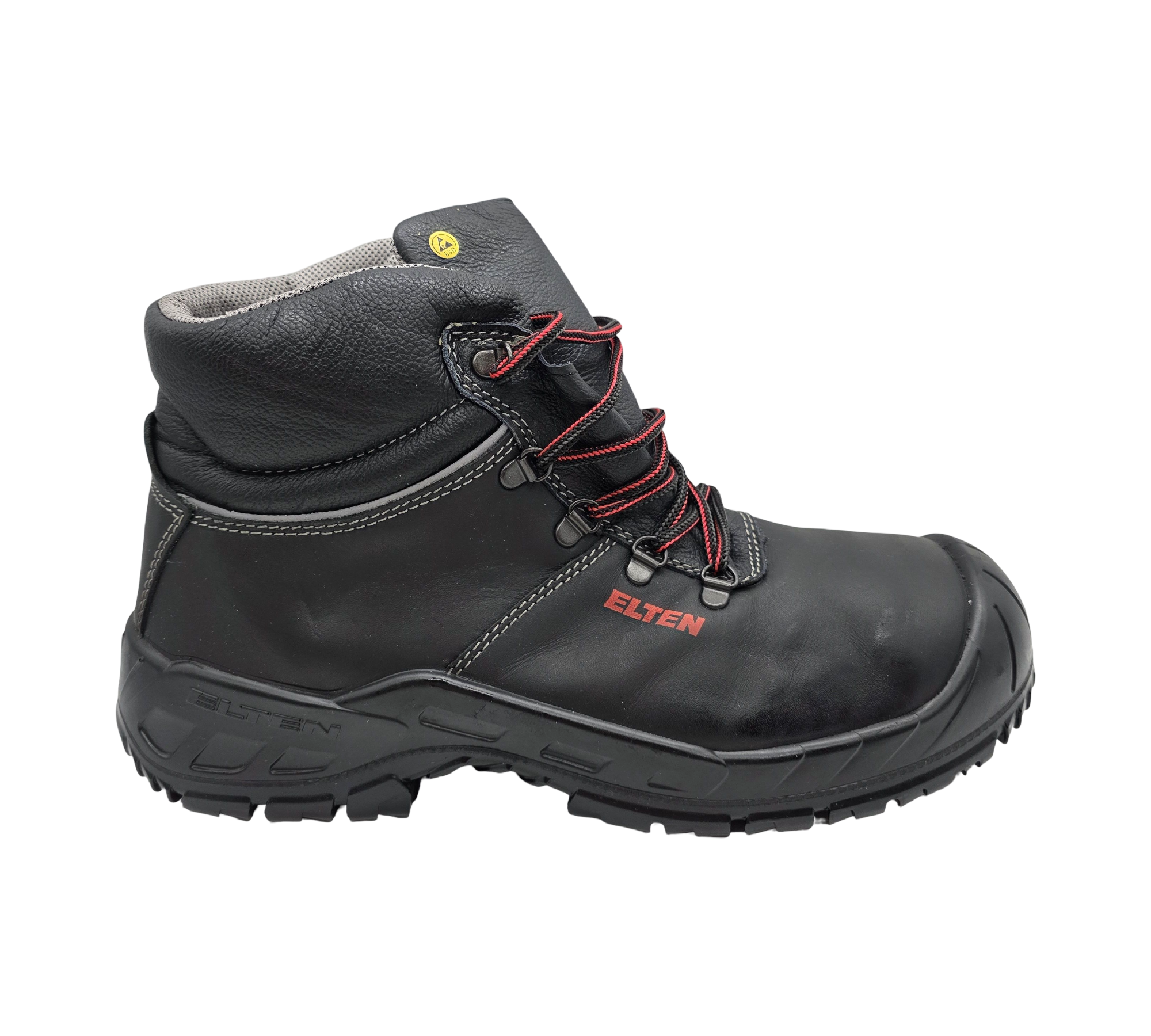 ELTEN RENZO XW Mid ESD S3 Sicherheitsstiefel Herren Stahlkappe Gr. 45 Schwarz