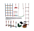 VEVOR Ninja Parcours Slackline Kinder Hindernislauf 2x15,24m 10 Hindernisse