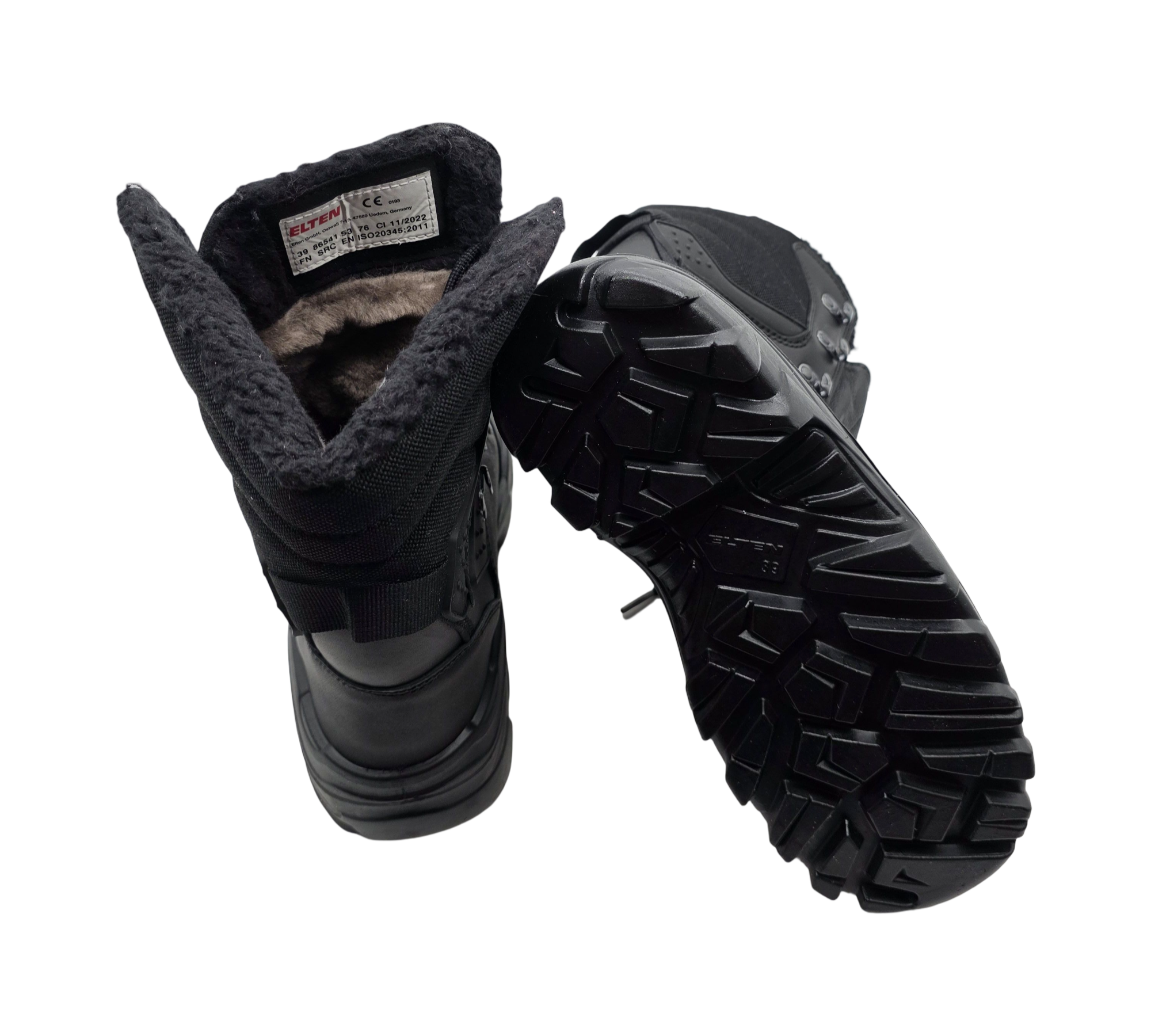ELTEN Winter ERIC S3 CI Sicherheitsschuhe Unisex Stahlkappe Gr. 39 Schwarz