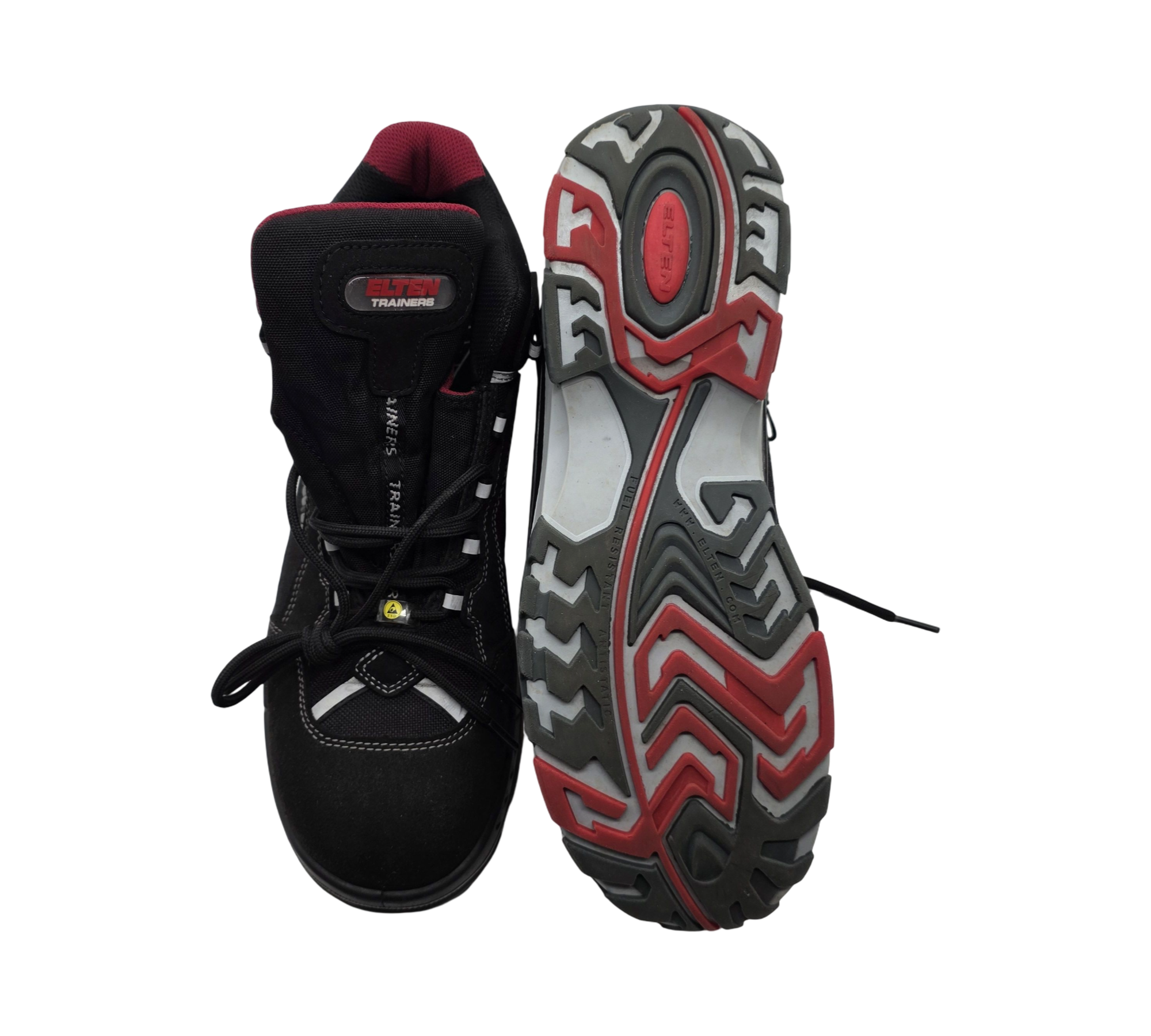 ELTEN SANDER XXT Pro BOA ESD S3 Sicherheitsschuhe Herren Gr. 44 Schwarz/Rot