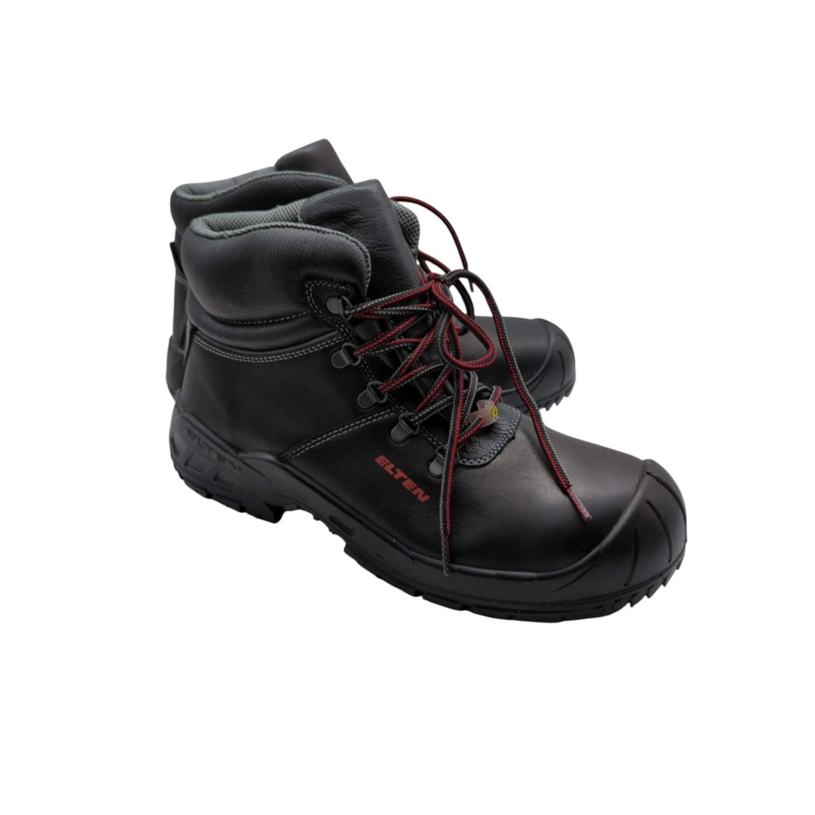 ELTEN Renzo Mid ESD S3 Sicherheitsstiefel Unisex Stahlkappe Gr. 44 Schwarz