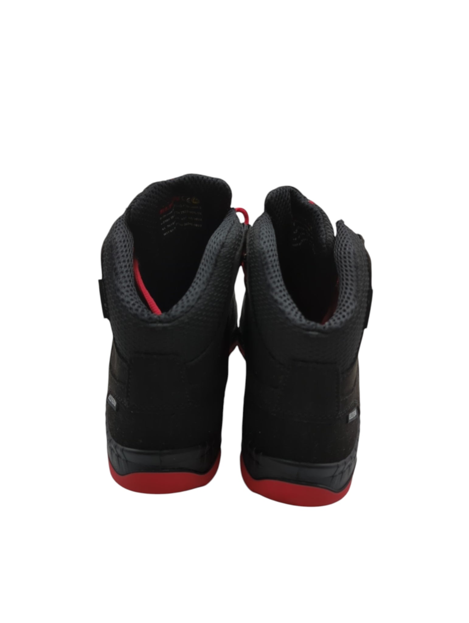 ELTEN Maddox Mid Arbeitsschuhe ESD S3 Stahlkappe Größe 41 Schwarz Rot