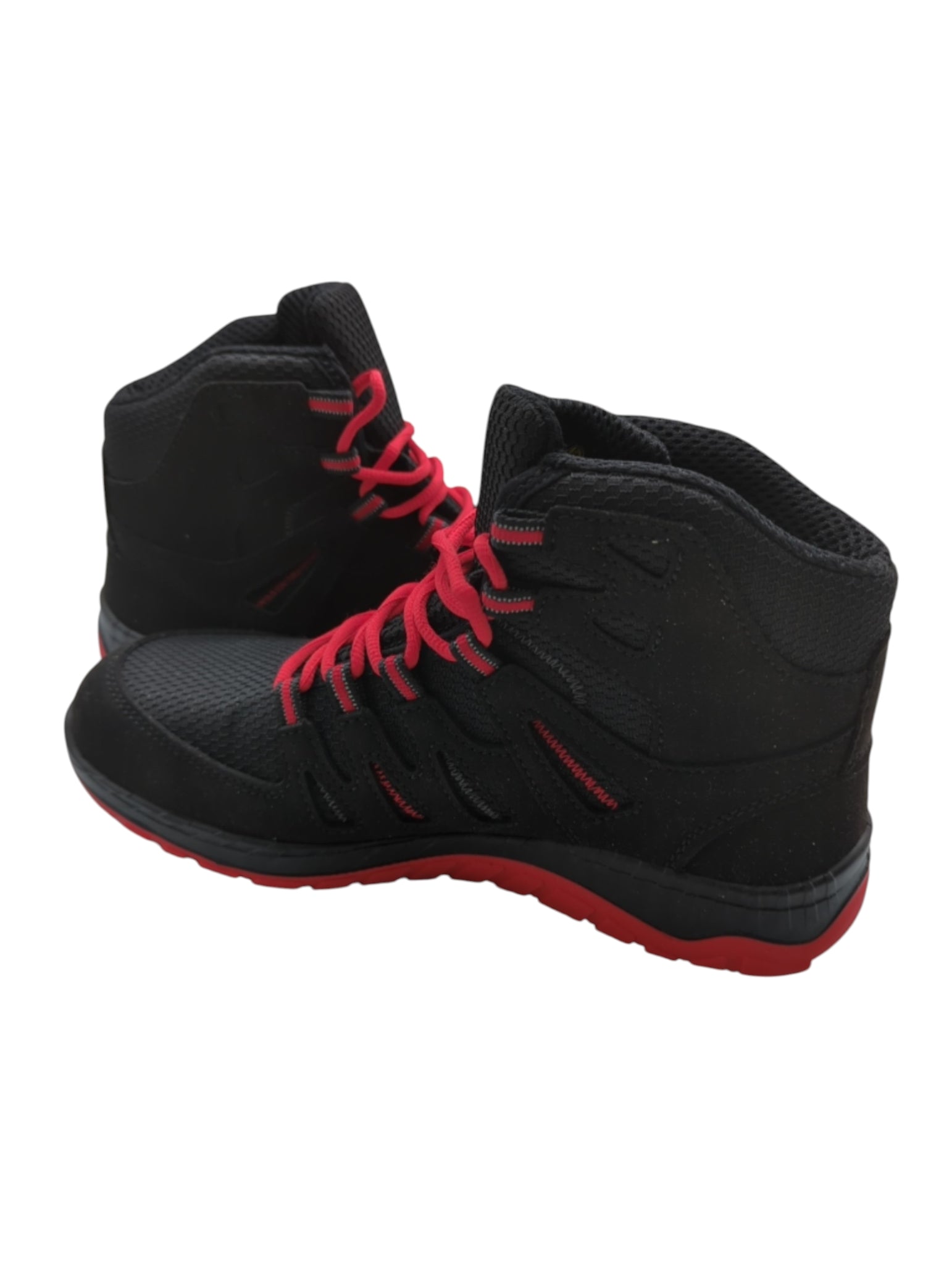 ELTEN Maddox Mid Arbeitsschuhe ESD S3 Stahlkappe Größe 41 Schwarz Rot