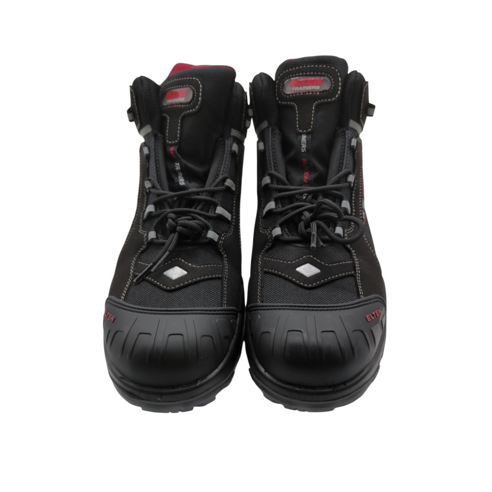 ELTEN Sander Pro ESD S3S Sicherheitsschuhe Kunststoffkappe Gr. 48 Schwarz/Rot