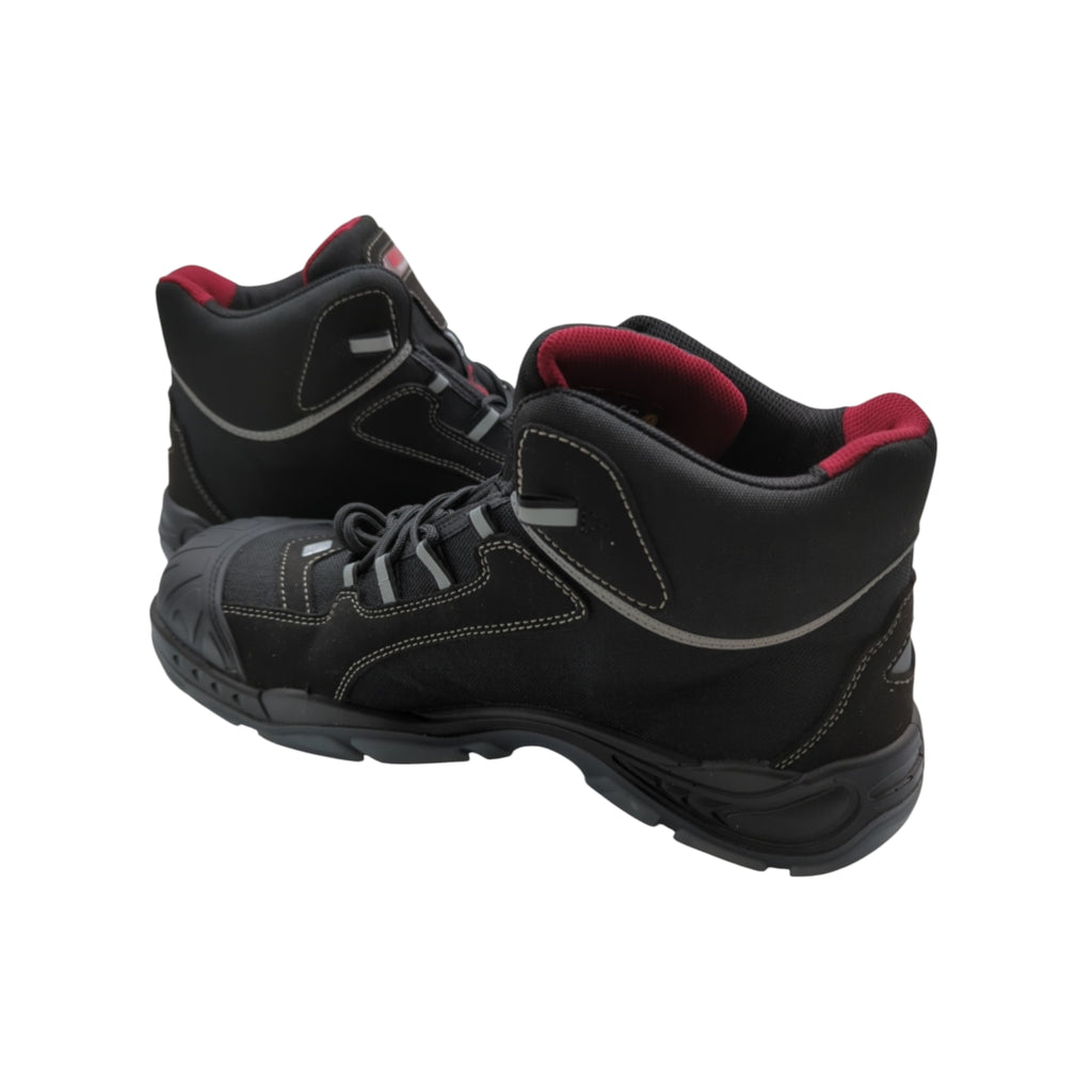 ELTEN Sander Pro ESD S3S Sicherheitsschuhe Kunststoffkappe Gr. 48 Schwarz/Rot