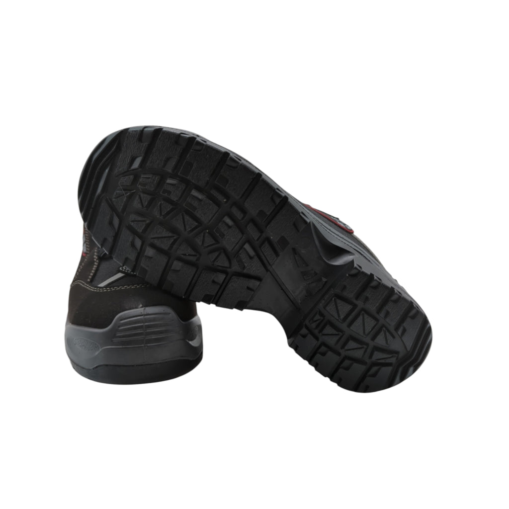 ELTEN Senex BOA ESD S3 Unisex Safety Shoes Aluminum Toe Cap Size 42 Black/Red