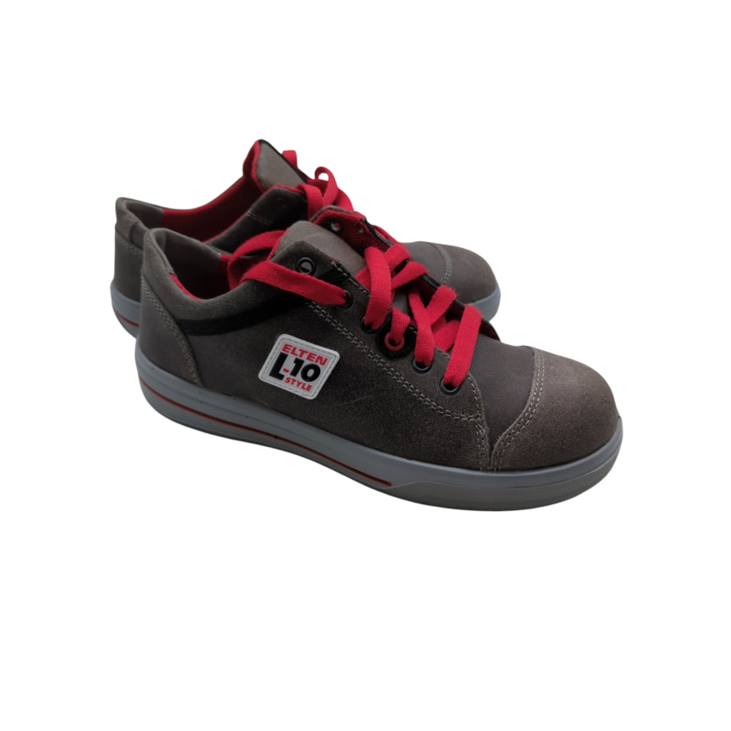 ELTEN Vintage Low ESD S3 Sicherheitsschuhe Unisex Stahlkappe Gr. 38 Grau