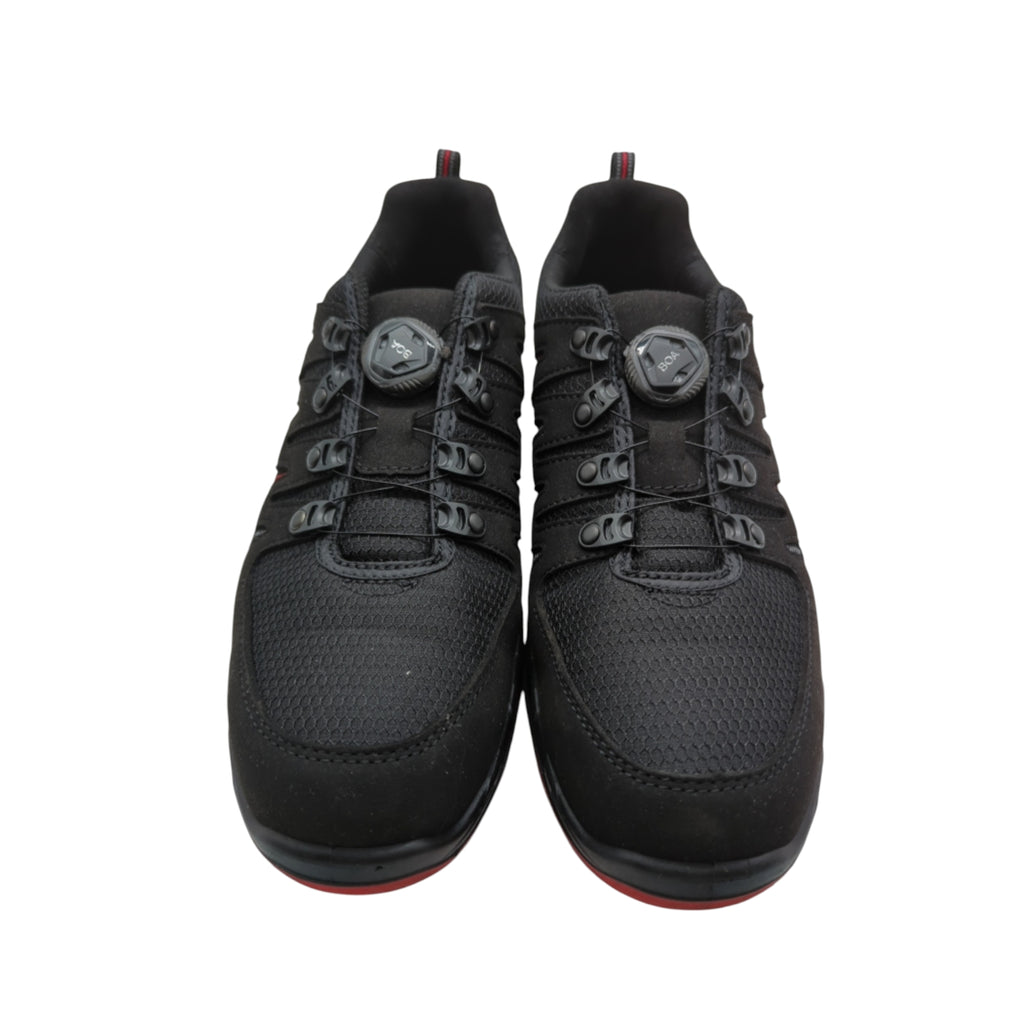 ELTEN Maddox BOA Black-Red Low ESD S3 Sicherheitsschuhe Gr. 43 Schwarz/Rot