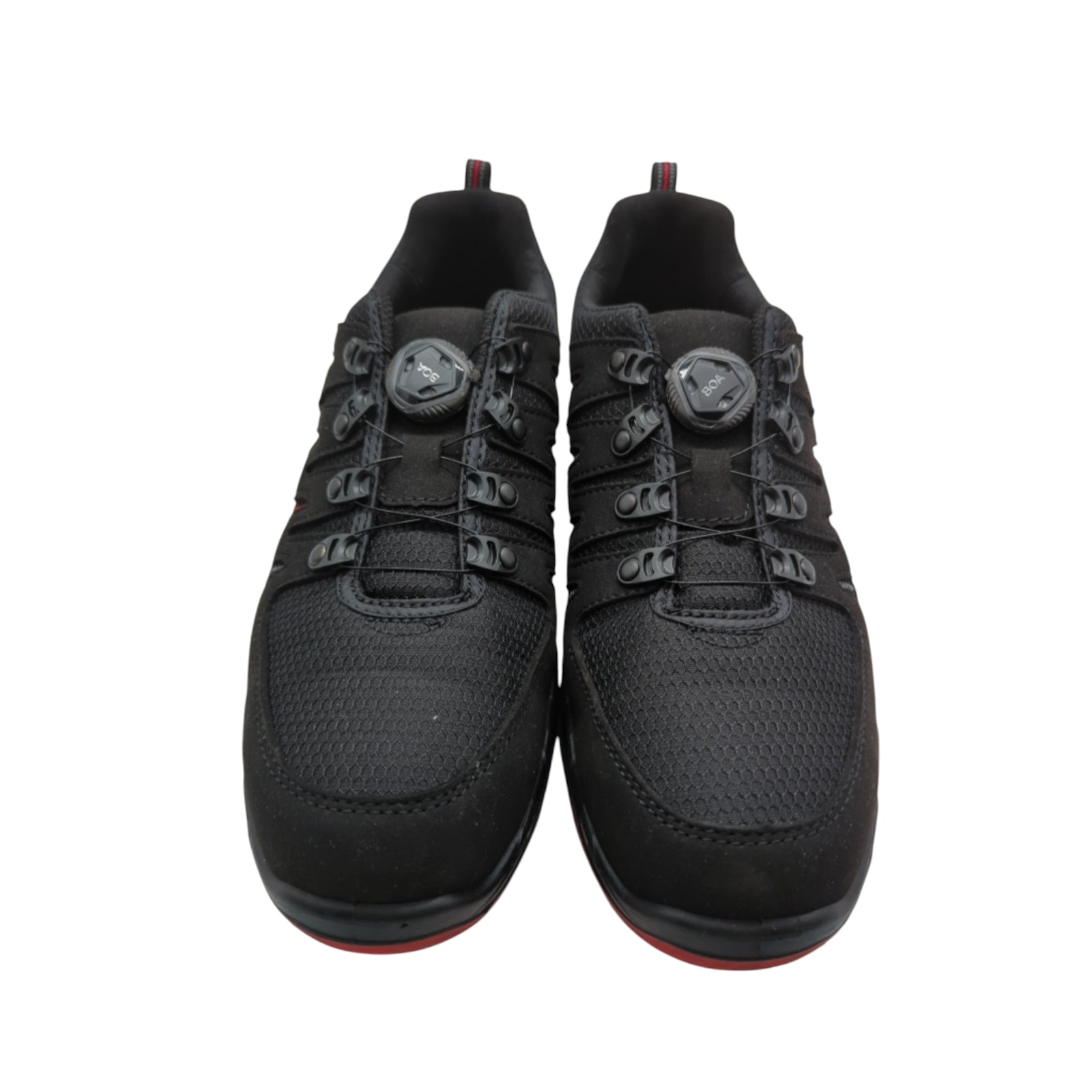ELTEN Maddox BOA Black-Red Low ESD S3 Sicherheitsschuhe Gr. 43 Schwarz/Rot