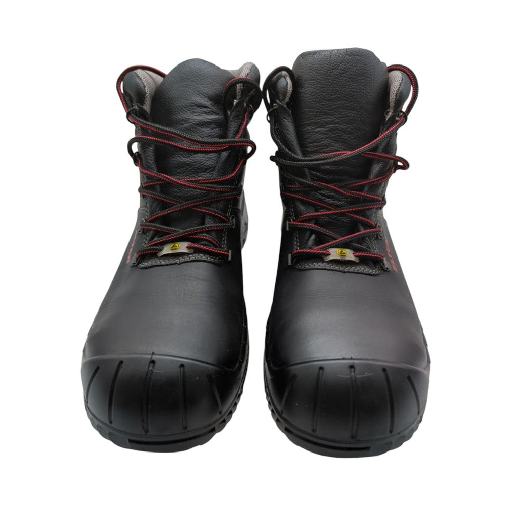 ELTEN Laurenzo PU Mid ESD S3 Sicherheitsstiefel Unisex Stahlkappe Gr. 49 Schwarz