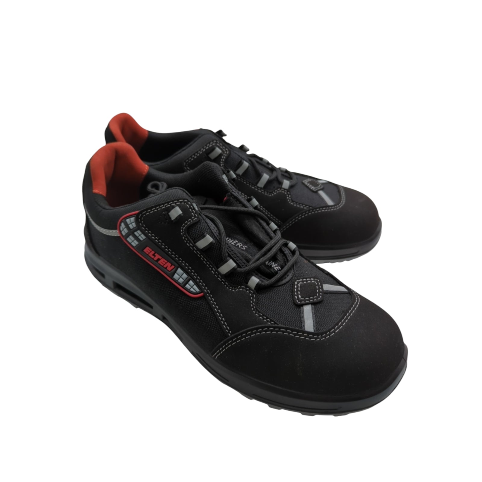 ELTEN Senex XXT ESD S3S Sicherheitsschuhe Unisex Gr. 46 Schwarz/Rot