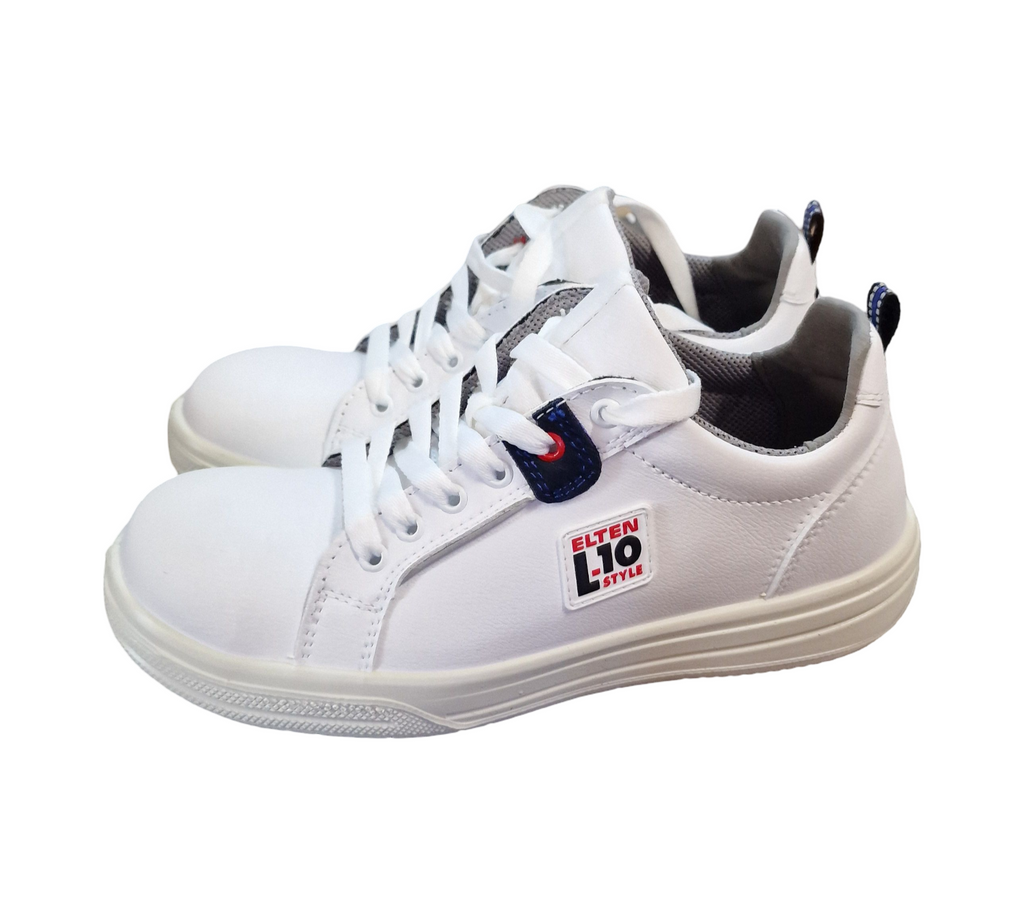 ELTEN GHOST Low ESD S3 Sicherheitsschuhe Unisex Stahlkappe Gr. 41 Weiß