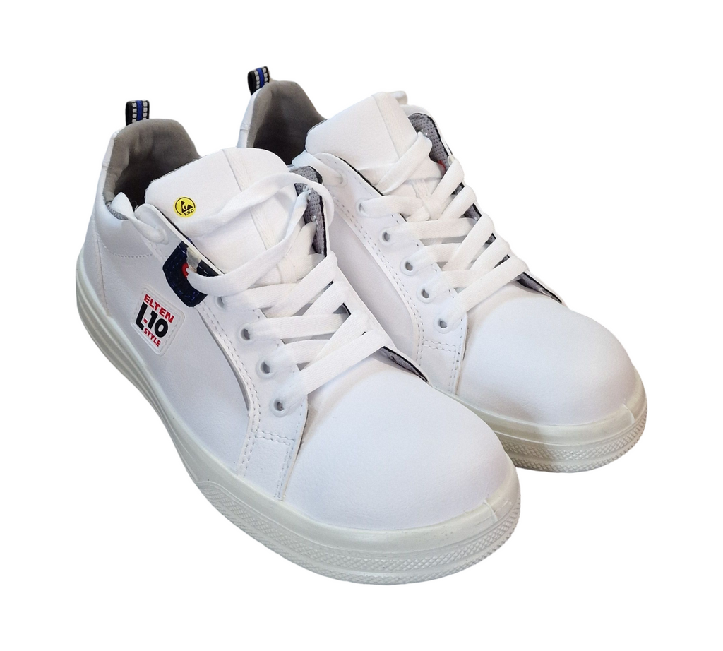 ELTEN GHOST Low ESD S3 Sicherheitsschuhe Unisex Stahlkappe Gr. 41 Weiß