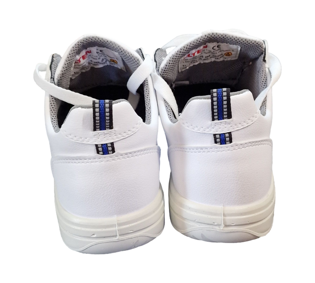 ELTEN GHOST Low ESD S3 Sicherheitsschuhe Unisex Stahlkappe Gr. 41 Weiß