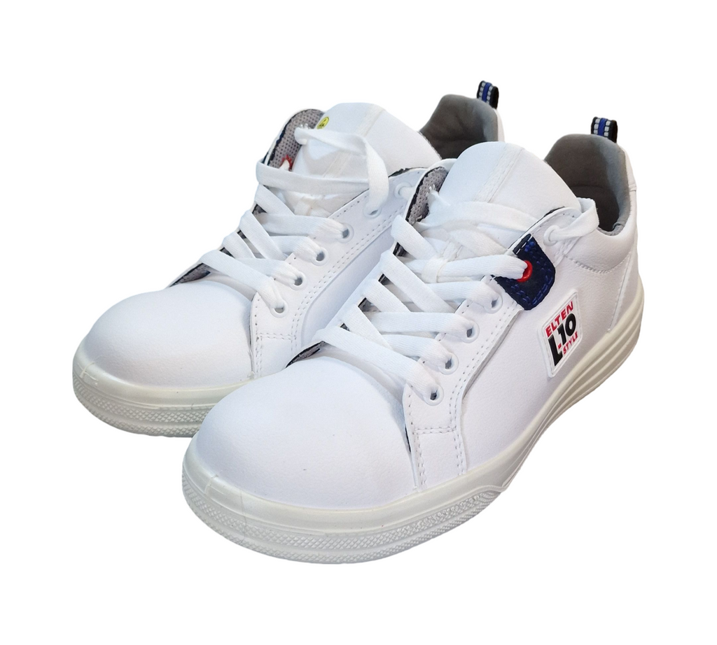 ELTEN GHOST Low ESD S3 Sicherheitsschuhe Unisex Stahlkappe Gr. 41 Weiß