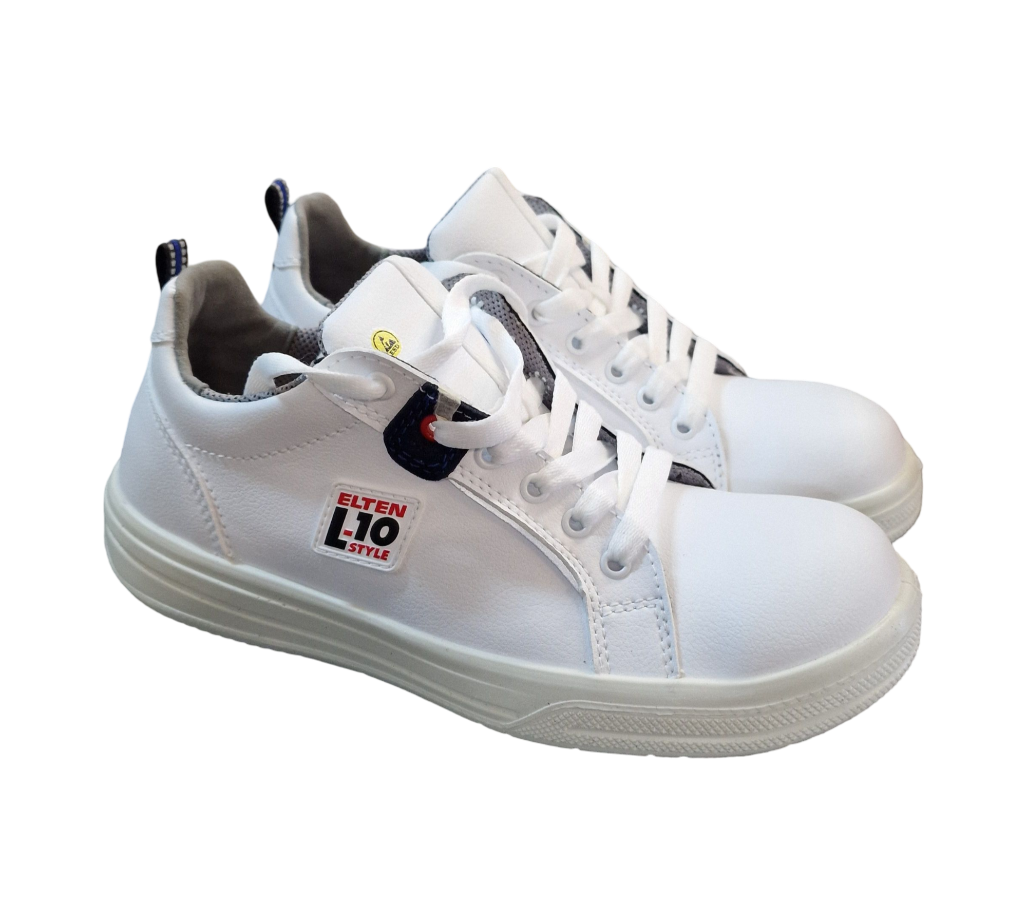 ELTEN GHOST Low ESD S3 Sicherheitsschuhe Unisex Stahlkappe Gr. 41 Weiß