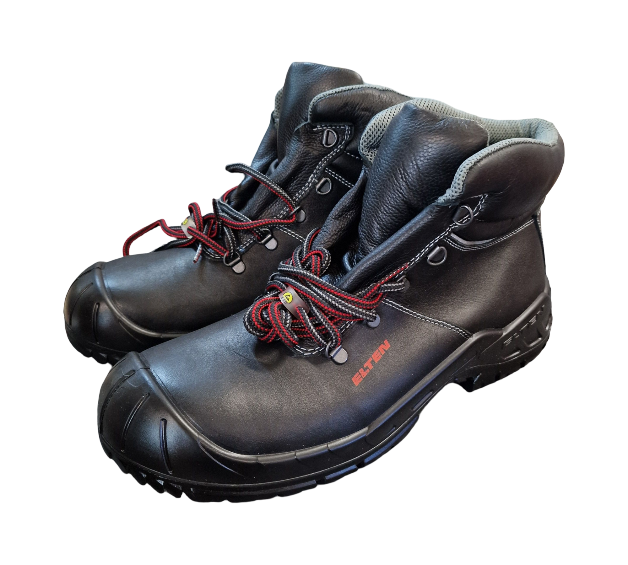 ELTEN RENZO Mid ESD S3 Sicherheitsstiefel Herren Stahlkappe Gr. 47 Schwarz