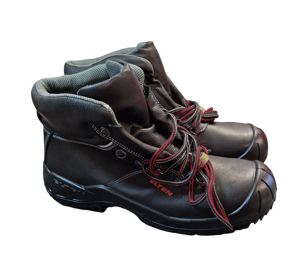 ELTEN RENZO Mid ESD S3 Sicherheitsstiefel Herren Stahlkappe Gr. 47 Schwarz