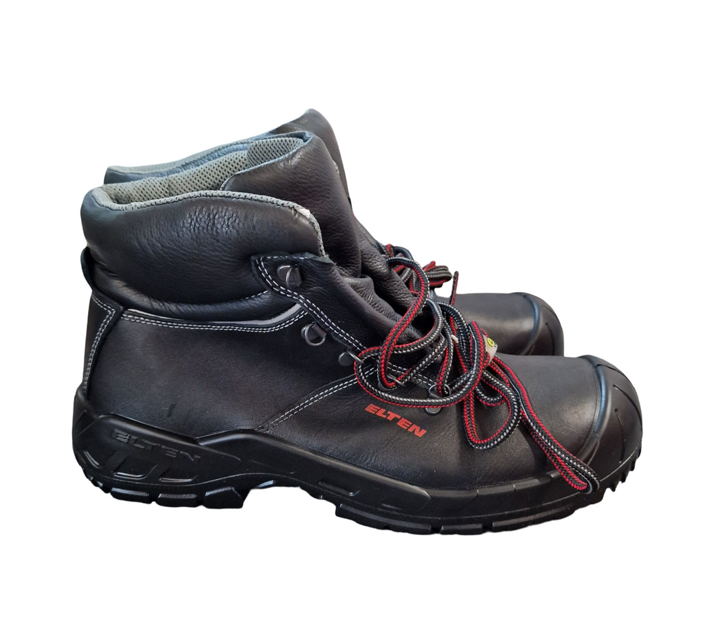 ELTEN RENZO Mid ESD S3 Sicherheitsstiefel Herren Stahlkappe Gr. 47 Schwarz