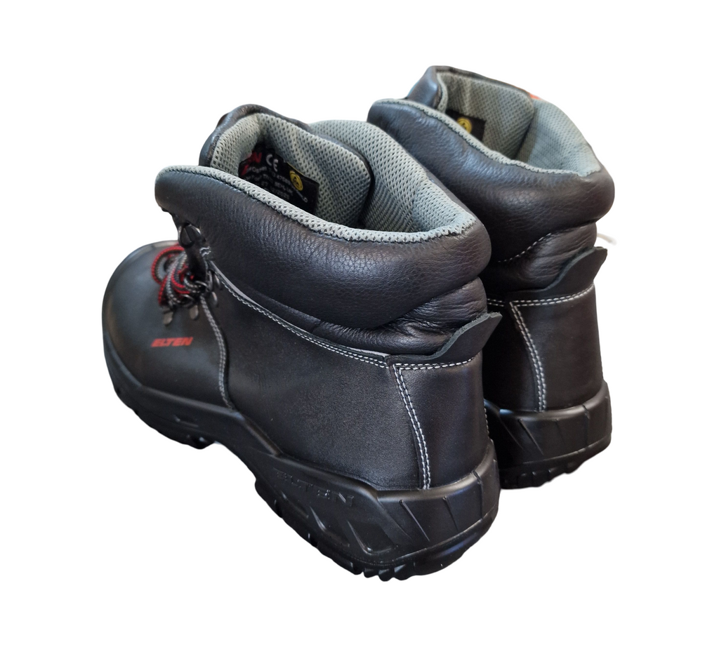 ELTEN RENZO Mid ESD S3 Sicherheitsstiefel Herren Stahlkappe Gr. 47 Schwarz