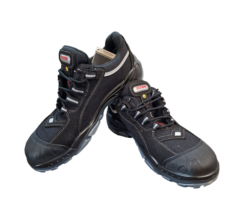 ELTEN Senex Pro GTX ESD S3 Sicherheitsschuhe Unisex Gr. 45 Schwarz/Rot