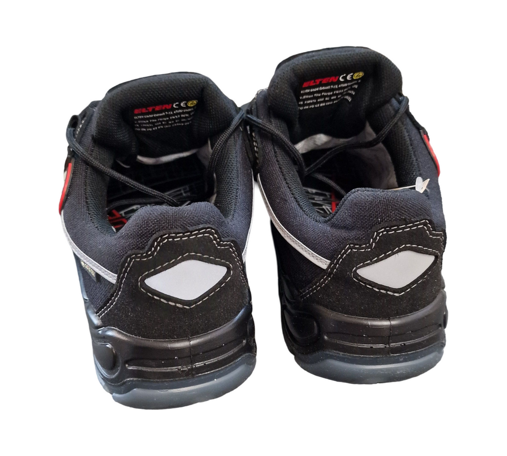 ELTEN Senex Pro GTX ESD S3 Sicherheitsschuhe Unisex Gr. 45 Schwarz/Rot