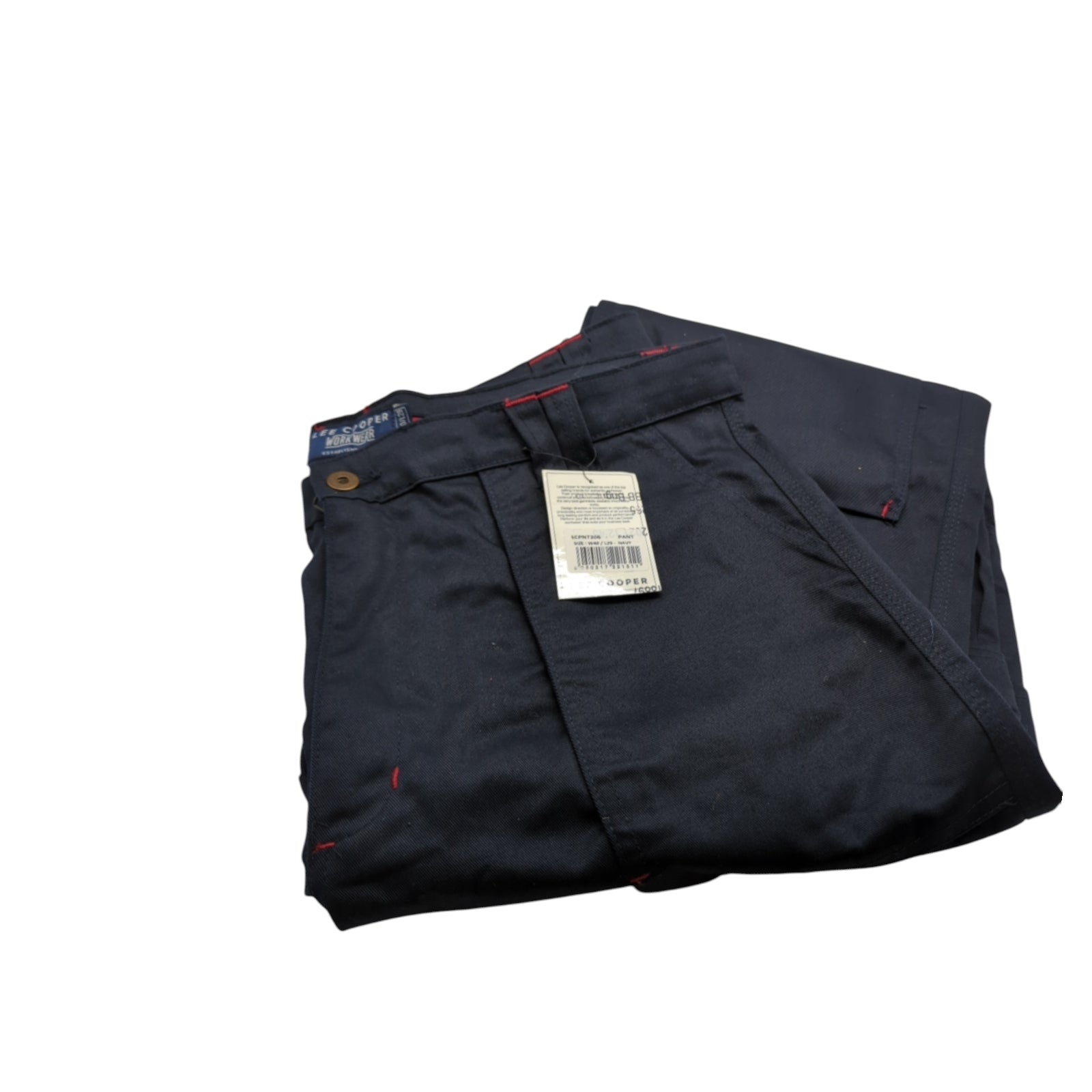 Lee Cooper LCPNT206 Herren Arbeits-Cargohose mit Mehrfachtaschen, Pflegeleicht, Strapazierfähig mit Kniepolstertaschen, Marine, 40W/29L