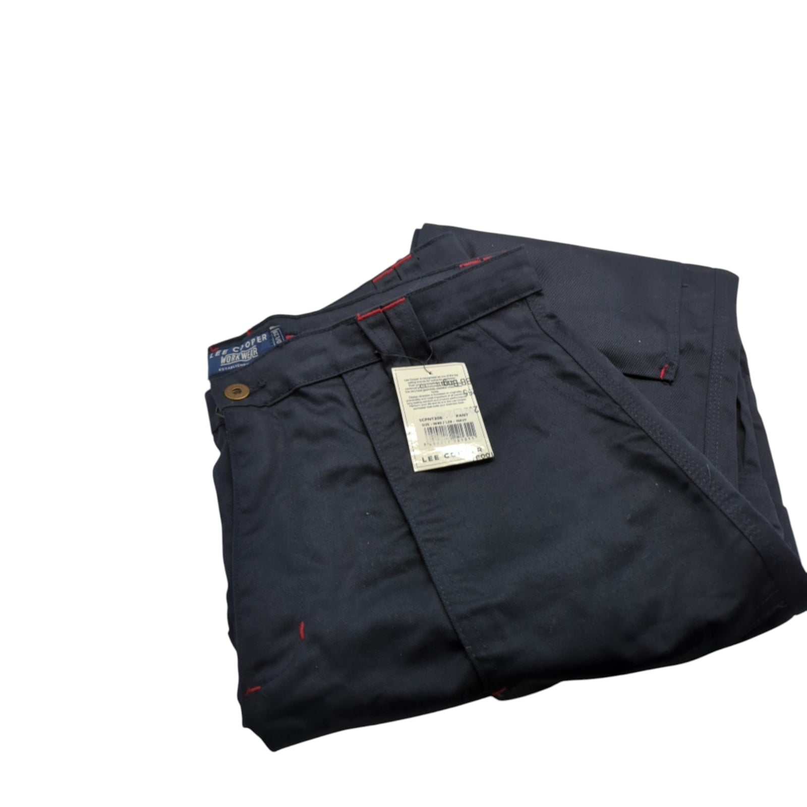 Lee Cooper LCPNT206 Herren Arbeits-Cargohose mit Mehrfachtaschen, Pflegeleicht, Strapazierfähig mit Kniepolstertaschen, Marine, 40W/29L