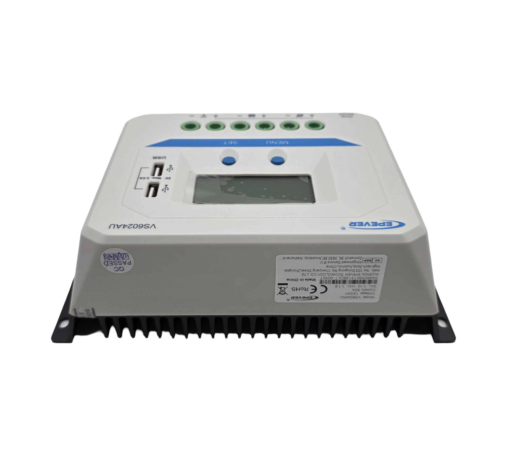 EPEVER VS6024AU PWM Solarladeregler 60A 12/24V USB LCD