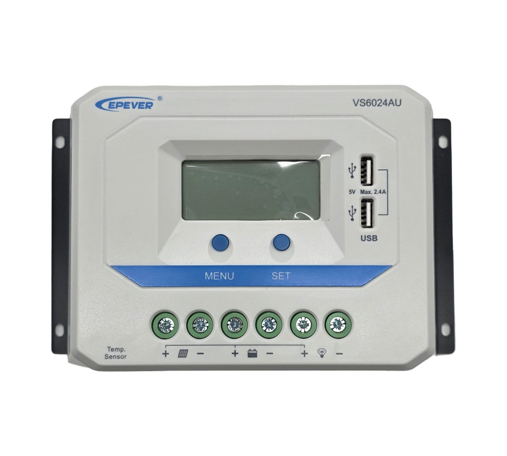 EPEVER VS6024AU PWM Solarladeregler 60A 12/24V USB LCD