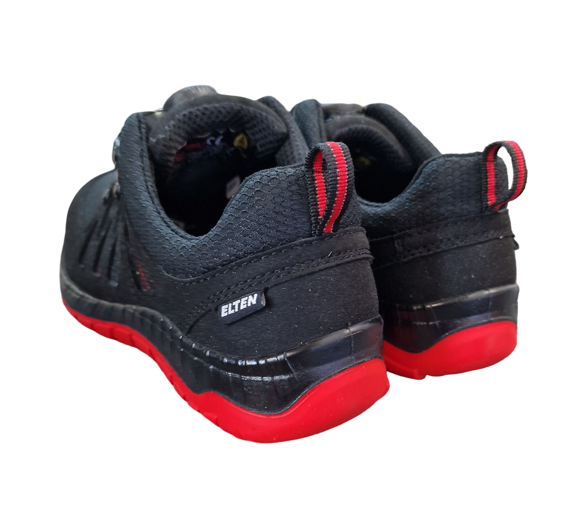 ELTEN MADDOX BOA Low Arbeitsschuhe ESD S3 Stahlkappe Größe 42 Schwarz Rot