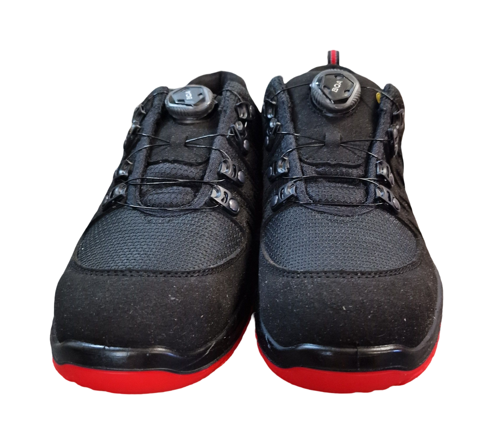 ELTEN MADDOX BOA Low Arbeitsschuhe ESD S3 Stahlkappe Größe 42 Schwarz Rot