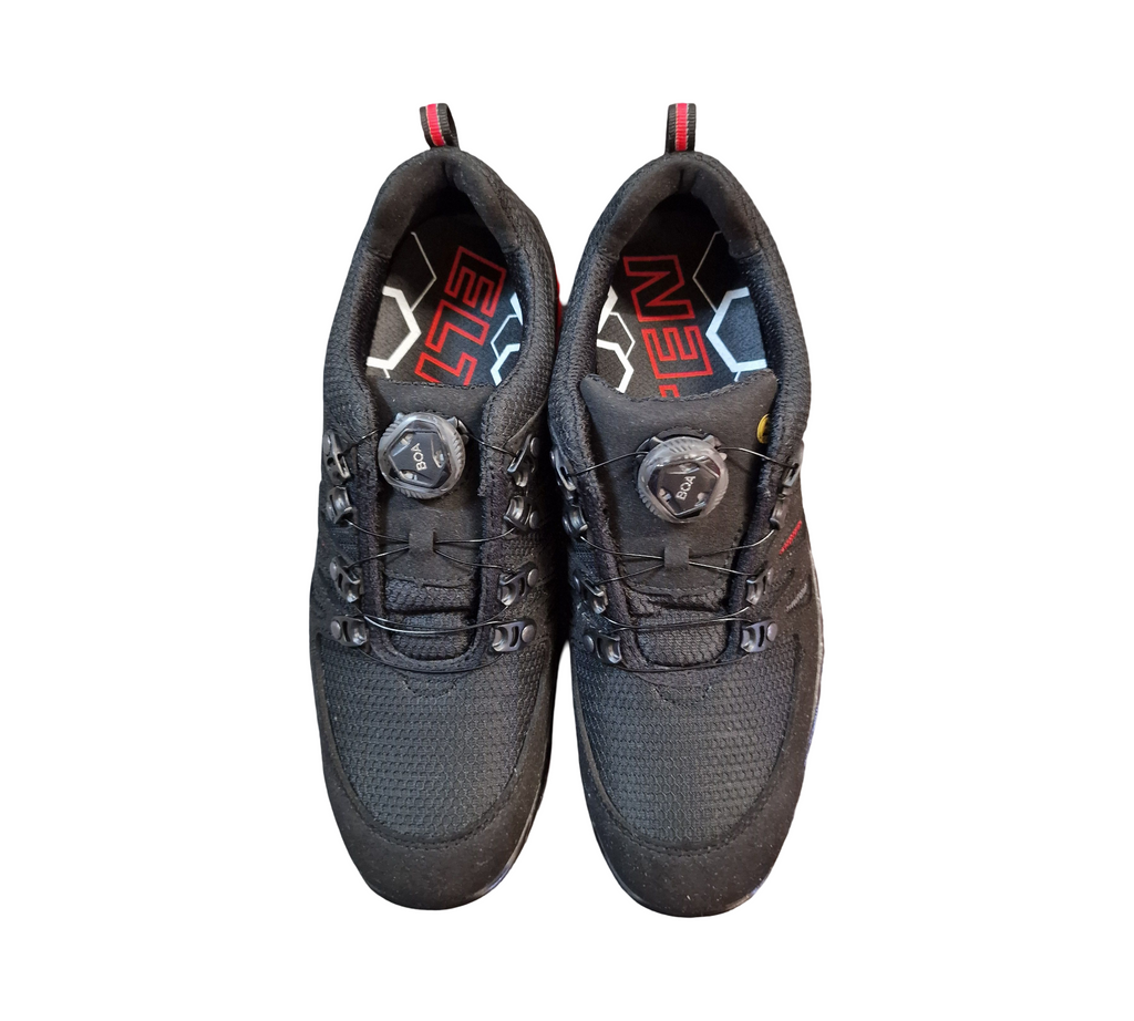 ELTEN MADDOX BOA Low Arbeitsschuhe ESD S3 Stahlkappe Größe 42 Schwarz Rot