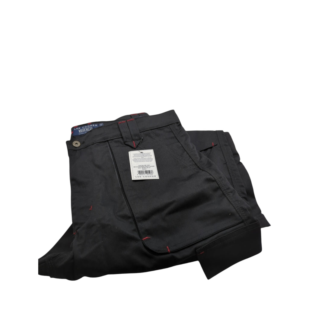 Lee Cooper LCPNT206 Herren Cargo-Arbeitshose Gr. 38W/29L Schwarz