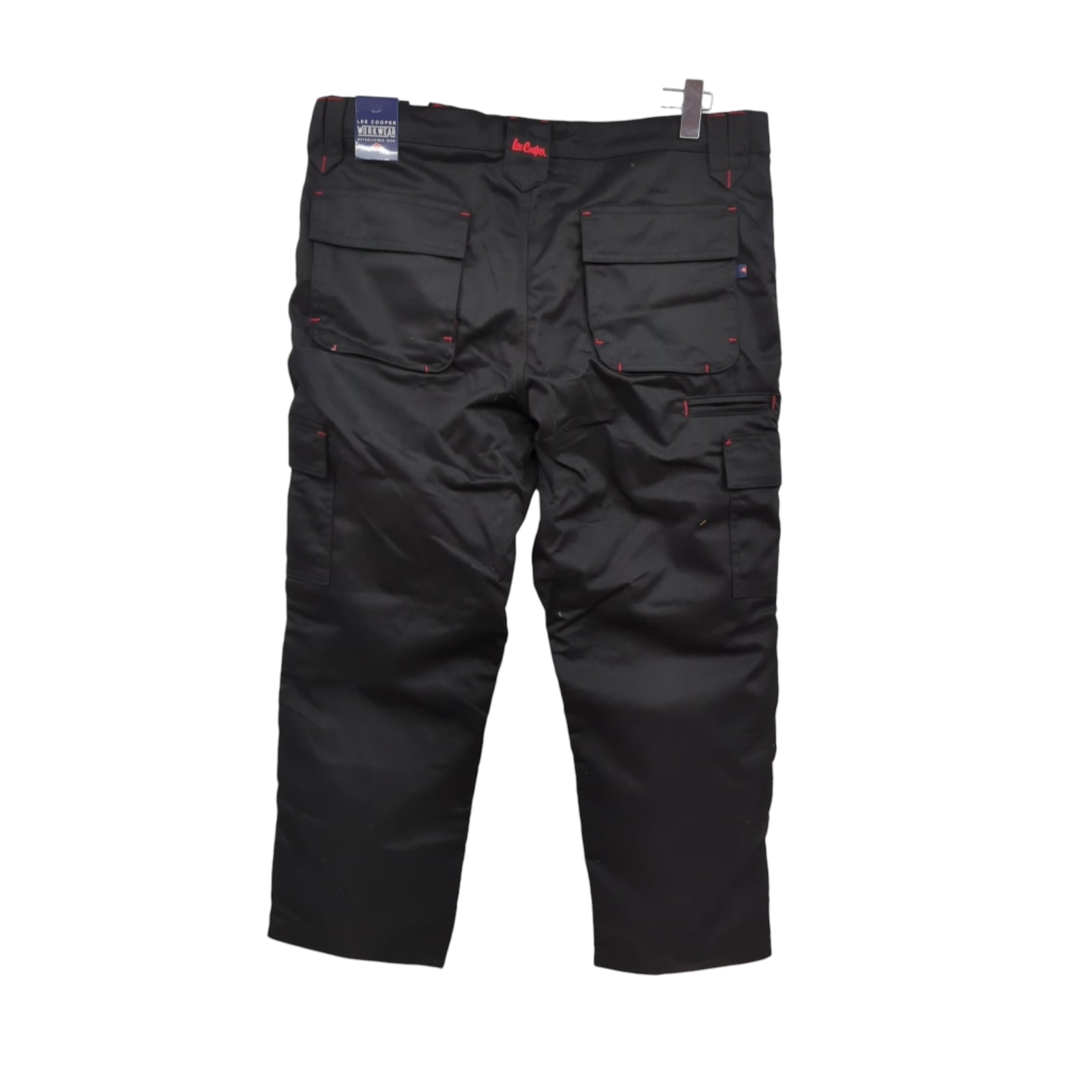 Lee Cooper LCPNT206 Herren Cargo-Arbeitshose Gr. 38W/29L Schwarz