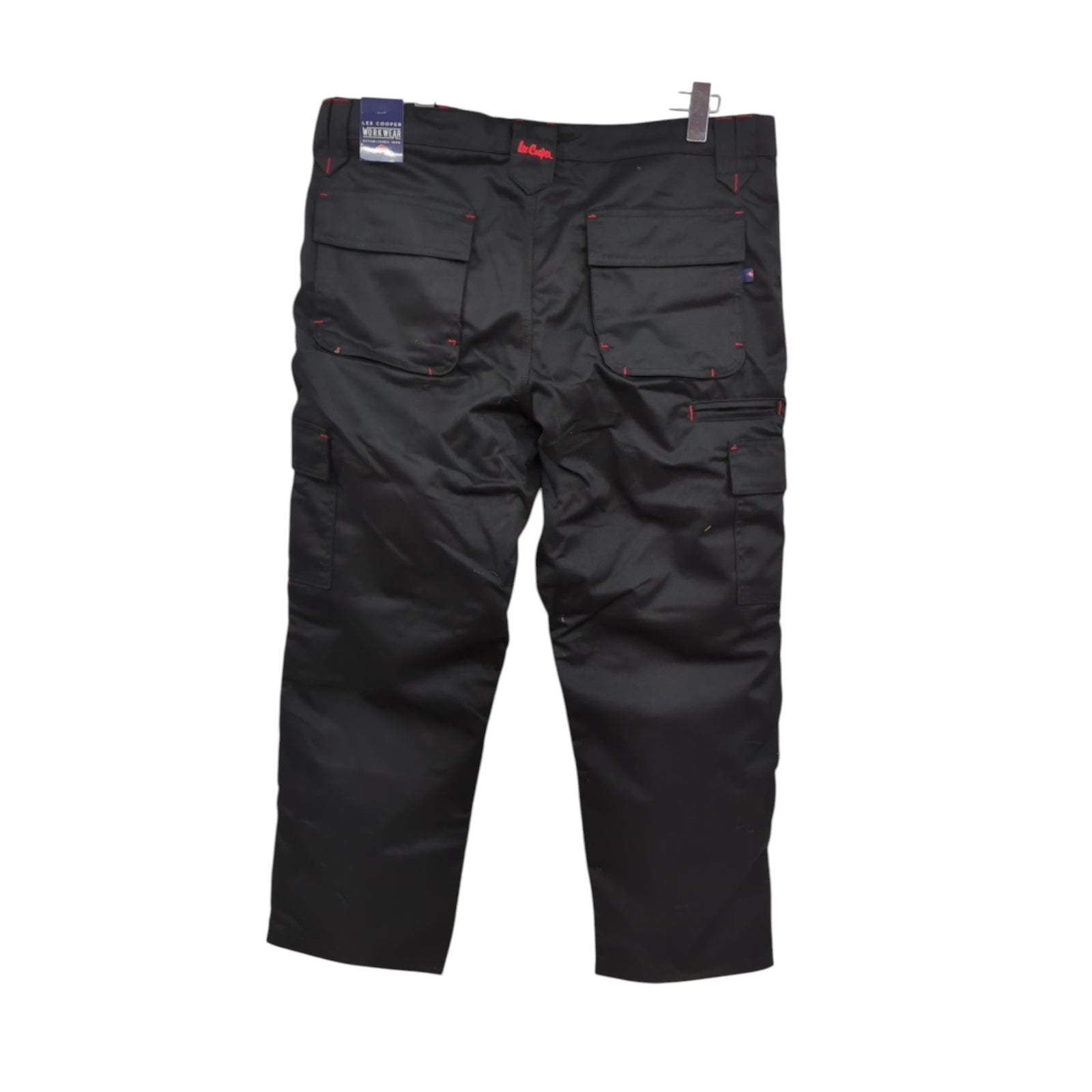 Lee Cooper LCPNT206 Herren Cargo-Arbeitshose Gr. 38W/29L Schwarz
