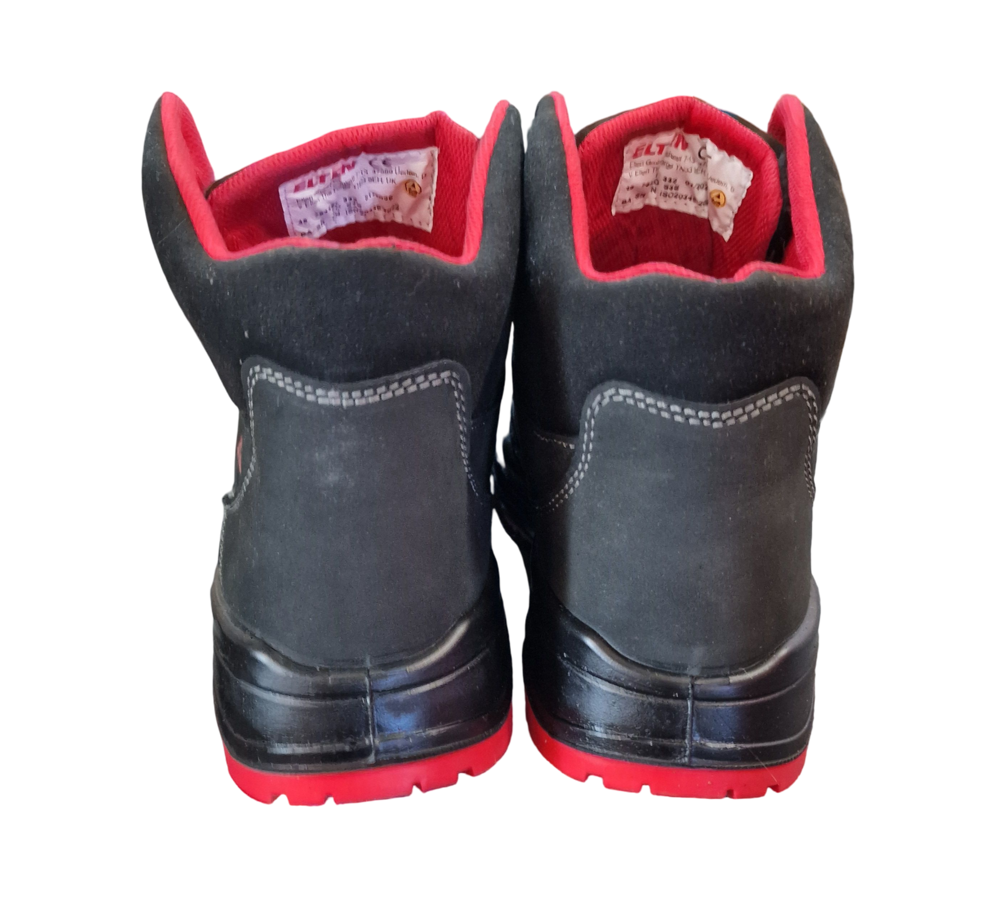 ELTEN MAVERICK Mid Sicherheitsschuhe ESD S3 Leder Stahlkappe Größe 45 Schwarz